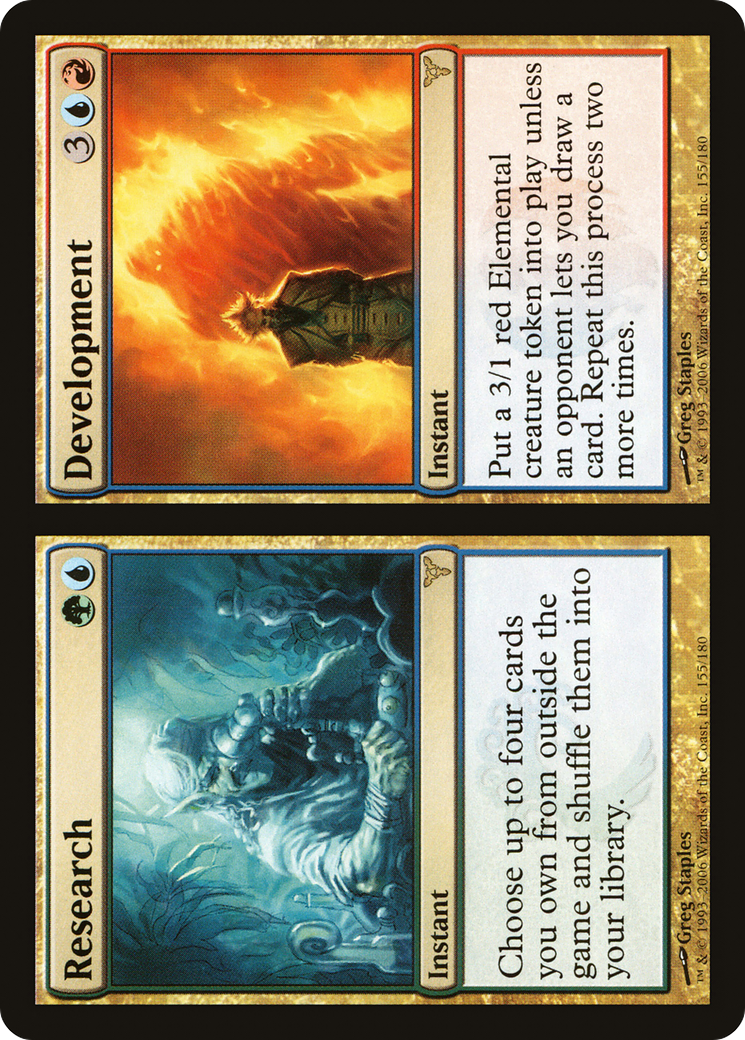 Research // Development (DIS-155) - Dissension Foil - Premium MTG Single from Wizards of the Coast - Just $0.88! Shop now at Game Crave Tournament Store