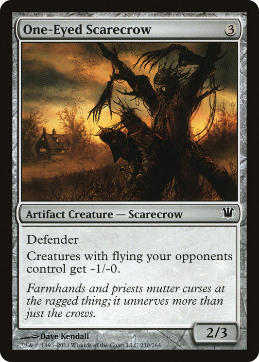 One-Eyed Scarecrow (ISD-230) - Innistrad - Premium MTG Single from Wizards of the Coast - Just $0.08! Shop now at Game Crave Tournament Store