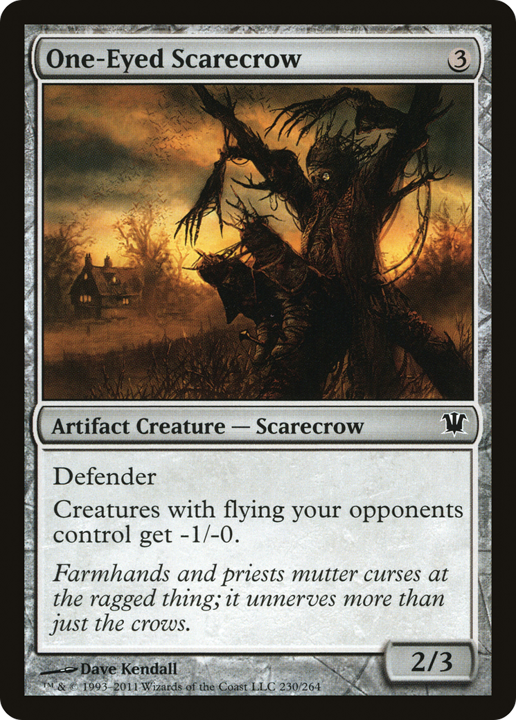 One-Eyed Scarecrow (ISD-230) - Innistrad Foil - Premium MTG Single from Wizards of the Coast - Just $0.32! Shop now at Game Crave Tournament Store