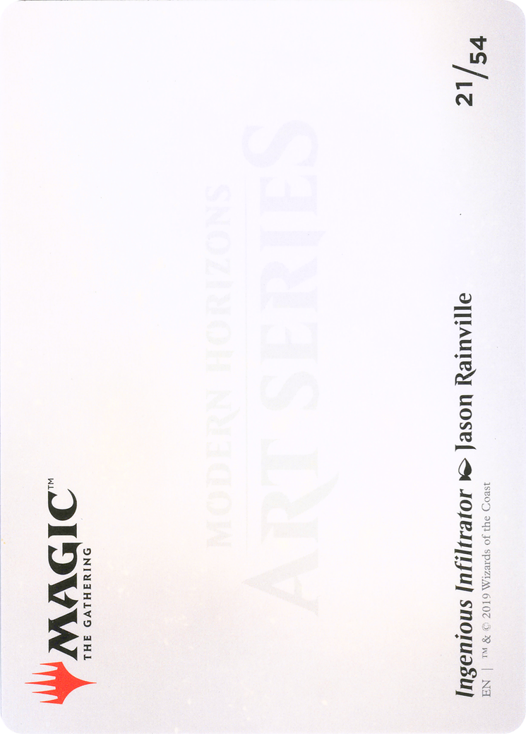 Ingenious Infiltrator // Ingenious Infiltrator (AMH1-021) - Modern Horizons Art Series (Borderless) - Premium MTG Single from Wizards of the Coast - Just $0! Shop now at Game Crave Tournament Store