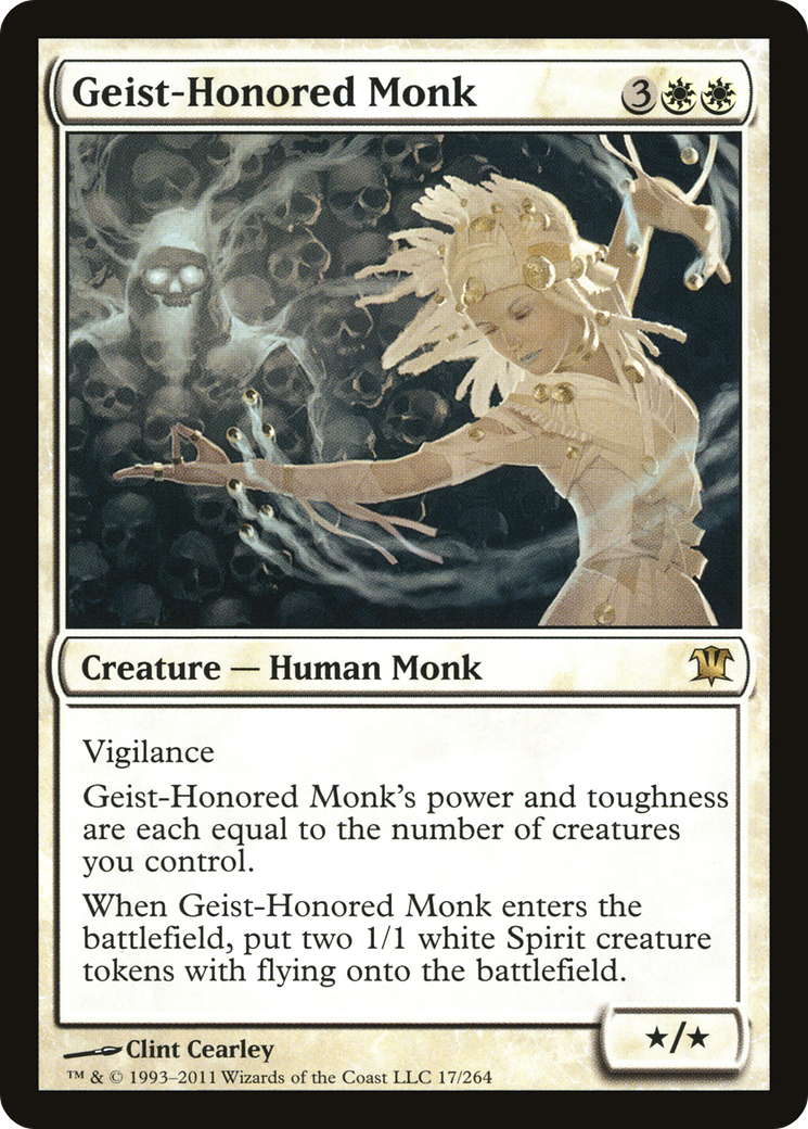Geist-Honored Monk (ISD-017) - Innistrad - Premium MTG Single from Wizards of the Coast - Just $0.08! Shop now at Game Crave Tournament Store