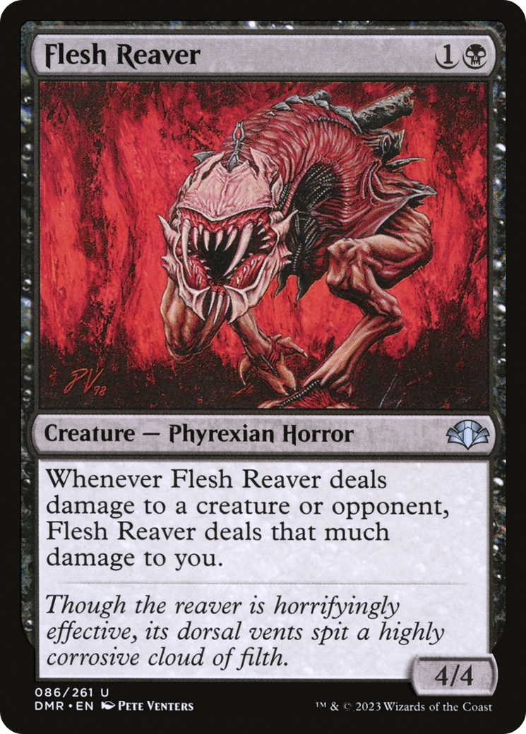 Flesh Reaver (DMR-086) - Dominaria Remastered - Premium MTG Single from Wizards of the Coast - Just $0.08! Shop now at Game Crave Tournament Store