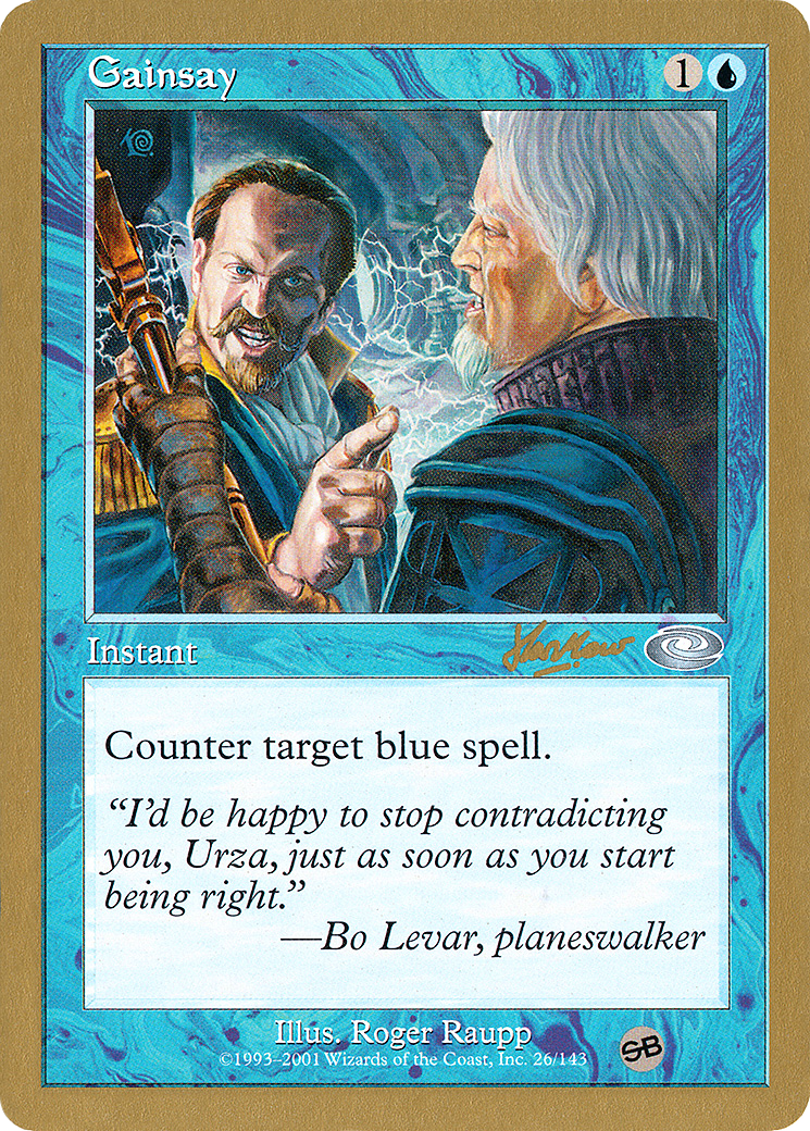 Gainsay (WC02-SHH26SB) - World Championship Decks 2002 - Premium MTG Single from Wizards of the Coast - Just $0.08! Shop now at Game Crave Tournament Store