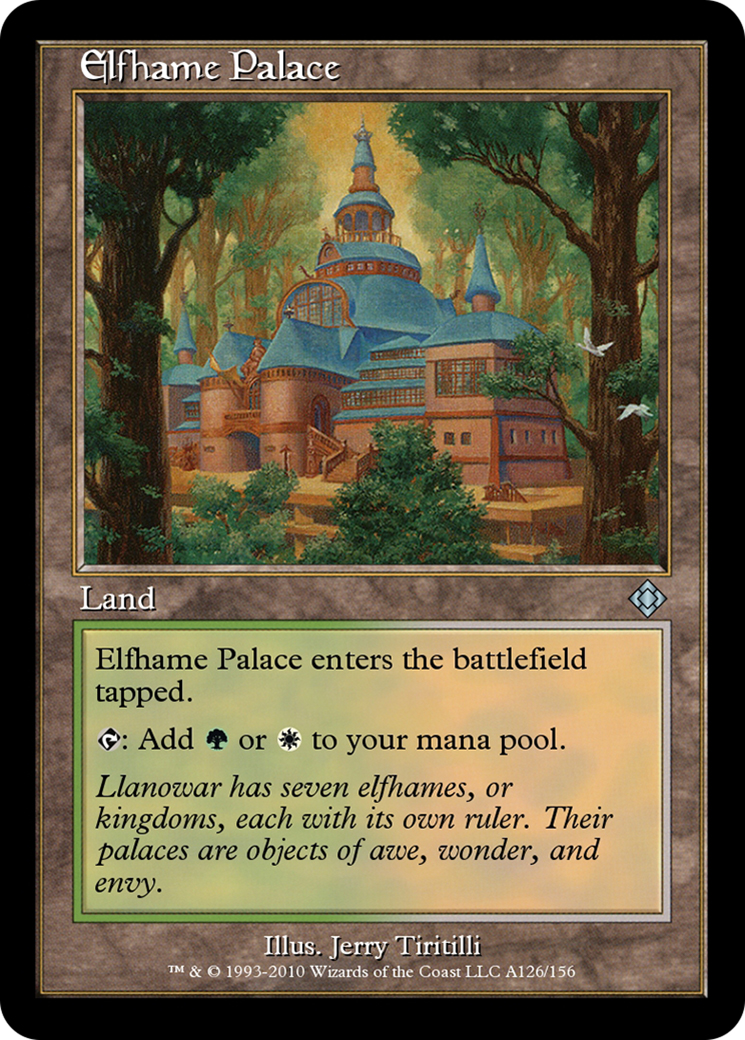 Elfhame Palace (TD0-A126) - Magic Online Theme Decks - Premium MTG Single from Wizards of the Coast - Just $0! Shop now at Game Crave Tournament Store