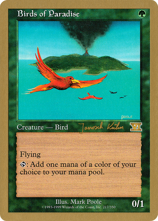 Birds of Paradise (WC00-JK217) - World Championship Decks 2000 - Premium MTG Single from Wizards of the Coast - Just $0.79! Shop now at Game Crave Tournament Store