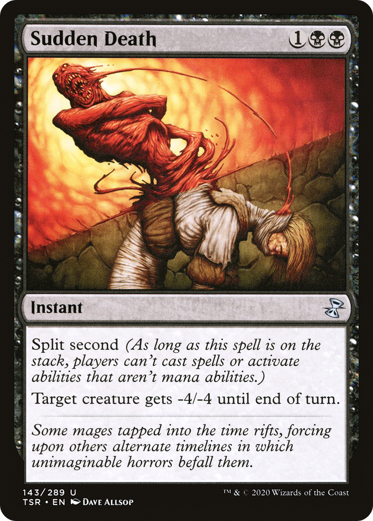 Sudden Death (TSR-143) - Time Spiral Remastered - Premium MTG Single from Wizards of the Coast - Just $0.08! Shop now at Game Crave Tournament Store