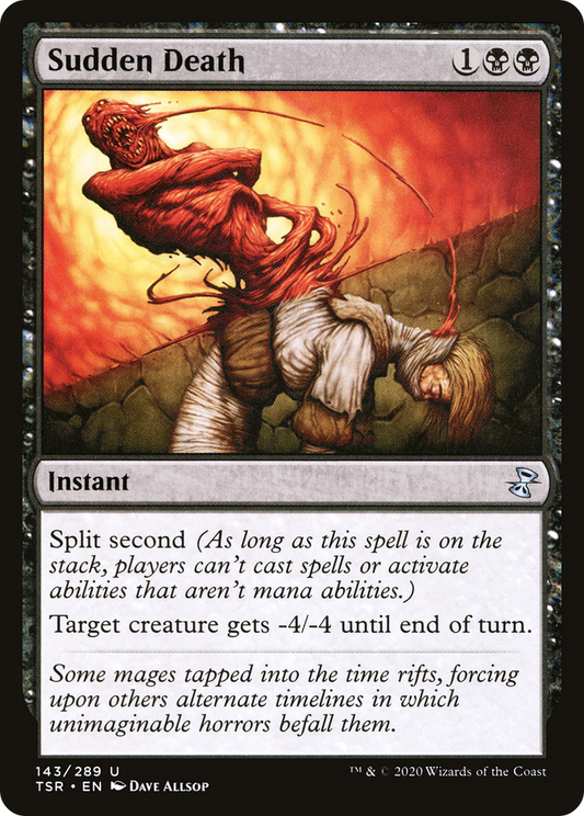 Sudden Death (TSR-143) - Time Spiral Remastered Foil - Premium MTG Single from Wizards of the Coast - Just $0.08! Shop now at Game Crave Tournament Store