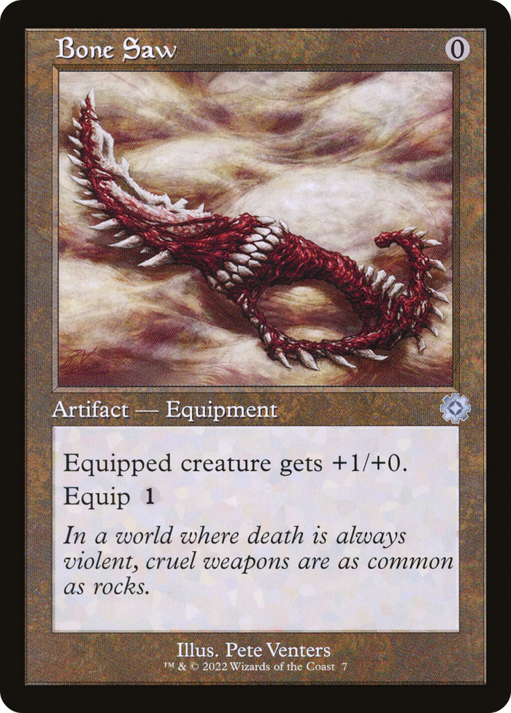 Bone Saw (BRR-007) - The Brothers' War Retro Artifacts - Premium MTG Single from Wizards of the Coast - Just $0.08! Shop now at Game Crave Tournament Store
