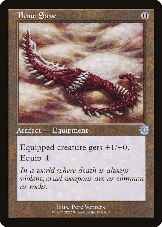 Bone Saw (BRR-007) - The Brothers' War Retro Artifacts - Premium MTG Single from Wizards of the Coast - Just $0.08! Shop now at Game Crave Tournament Store