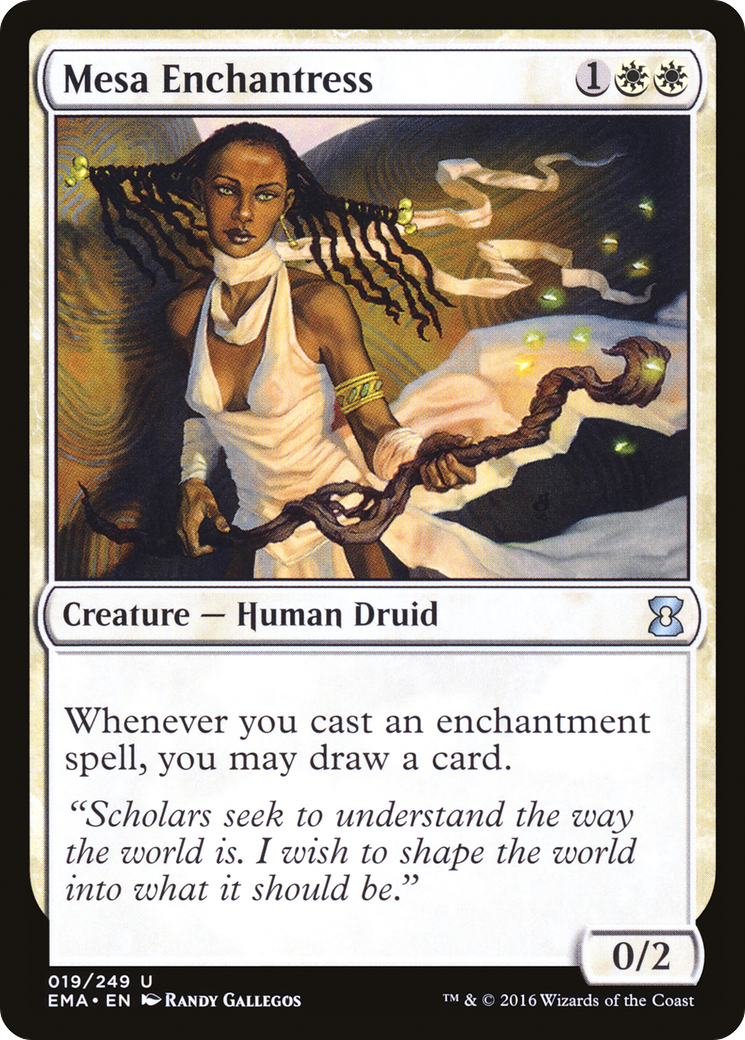 Mesa Enchantress (EMA-019) - Eternal Masters Foil - Premium MTG Single from Wizards of the Coast - Just $0.19! Shop now at Game Crave Tournament Store