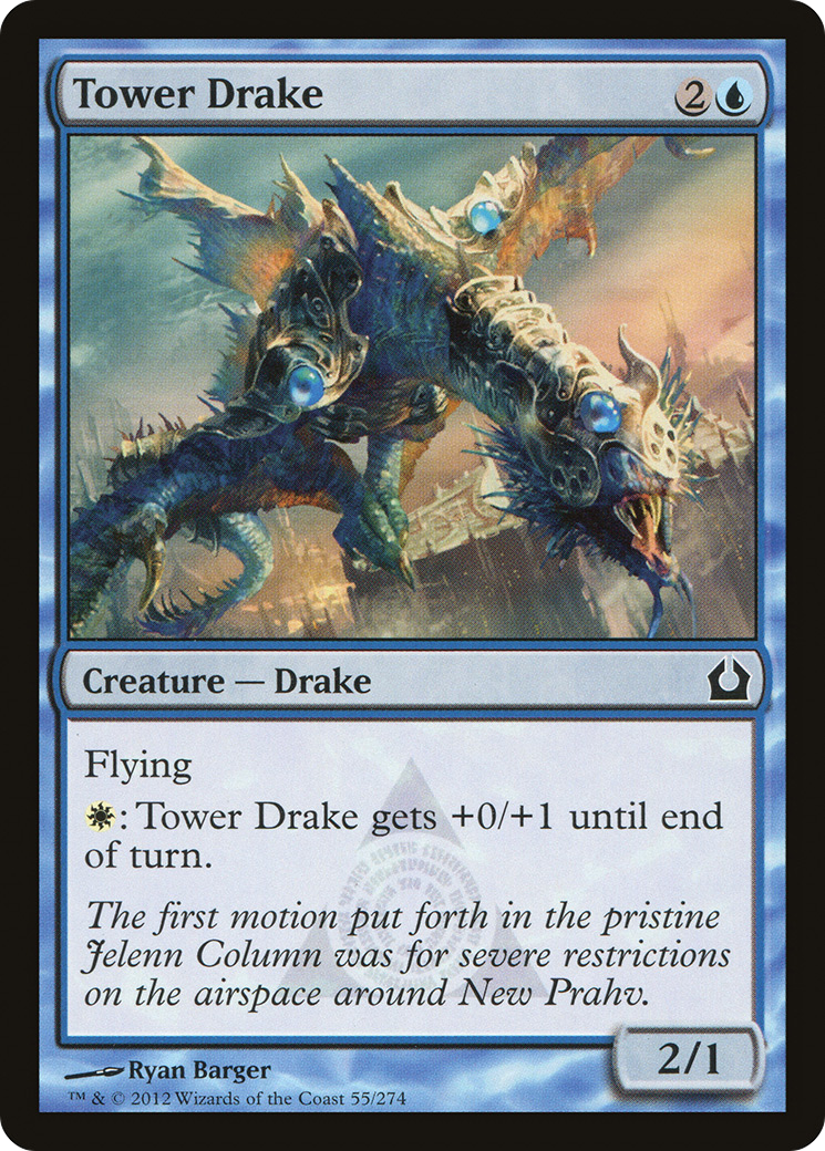 Tower Drake (RTR-055) - Return to Ravnica - Premium MTG Single from Wizards of the Coast - Just $0.08! Shop now at Game Crave Tournament Store