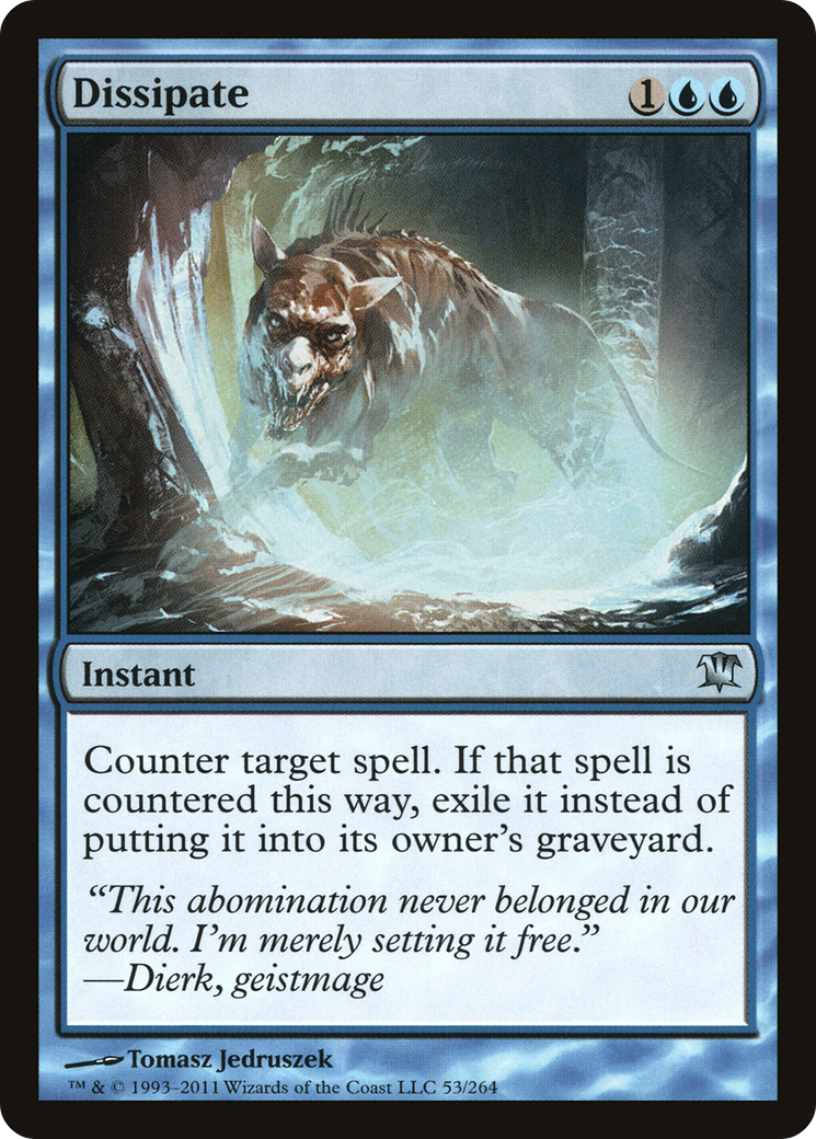 Dissipate (ISD-053) - Innistrad Foil - Premium MTG Single from Wizards of the Coast - Just $0.28! Shop now at Game Crave Tournament Store