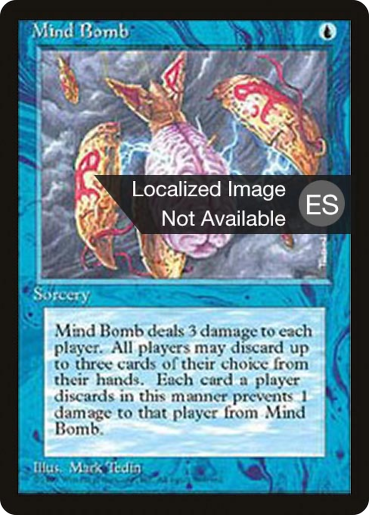 Mind Bomb (4BB-087) - Fourth Edition Foreign Black Border - Premium MTG Single from Wizards of the Coast - Just $0.96! Shop now at Game Crave Tournament Store