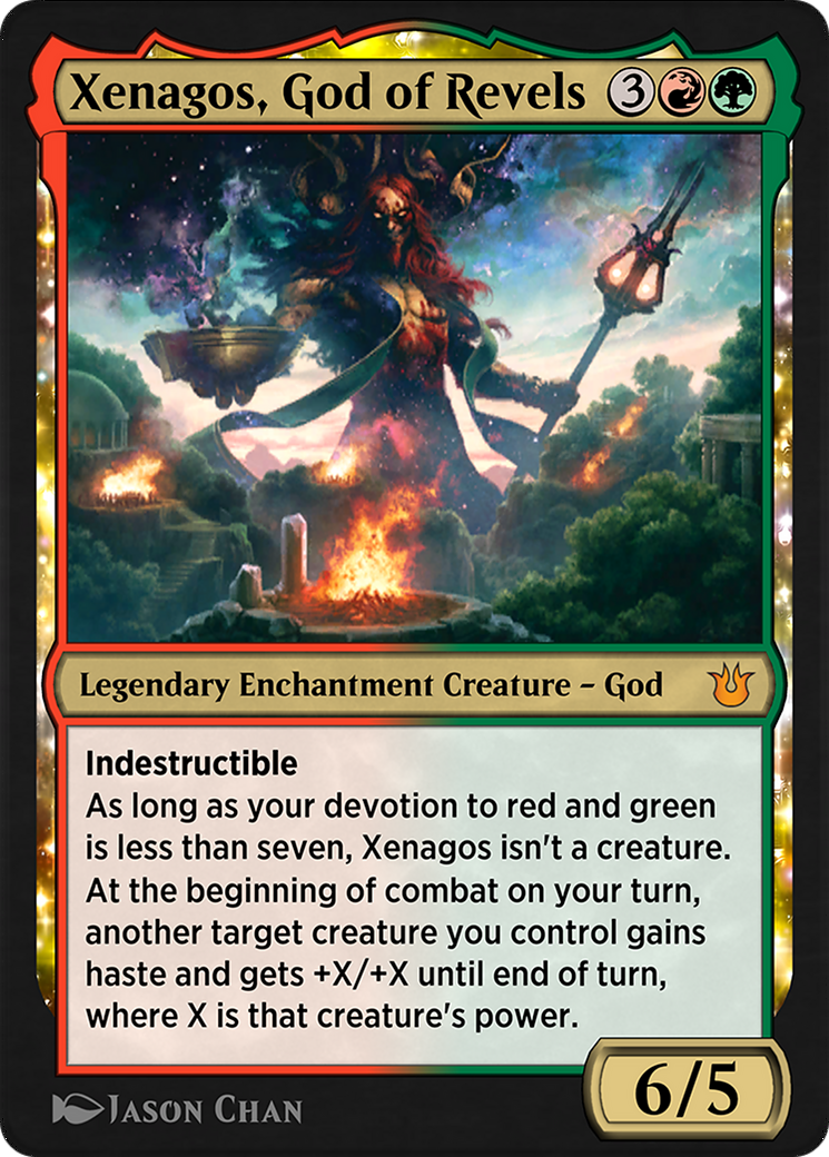Xenagos, God of Revels (EA3-018) - Explorer Anthology 3: (nyxtouched) - Premium MTG Single from Wizards of the Coast - Just $0! Shop now at Game Crave Tournament Store