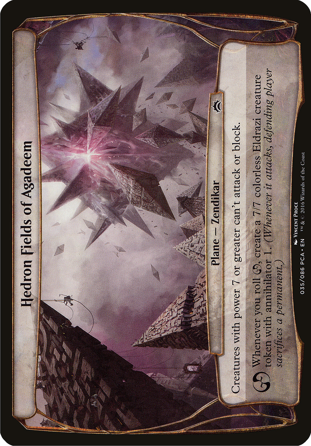Hedron Fields of Agadeem (OPCA-035) - Planechase Anthology Planes - Premium MTG Single from Wizards of the Coast - Just $0.20! Shop now at Game Crave Tournament Store