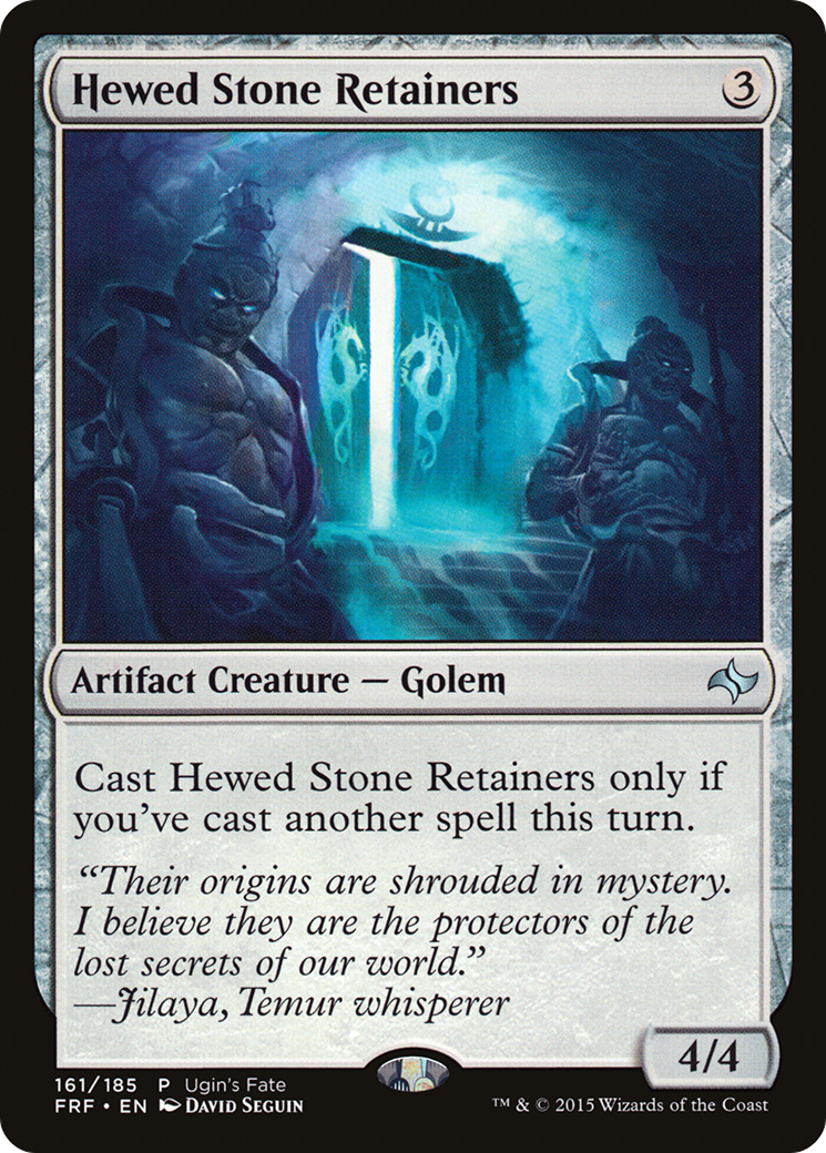 Hewed Stone Retainers (UGIN-161) - Ugin's Fate - Premium MTG Single from Wizards of the Coast - Just $0.08! Shop now at Game Crave Tournament Store