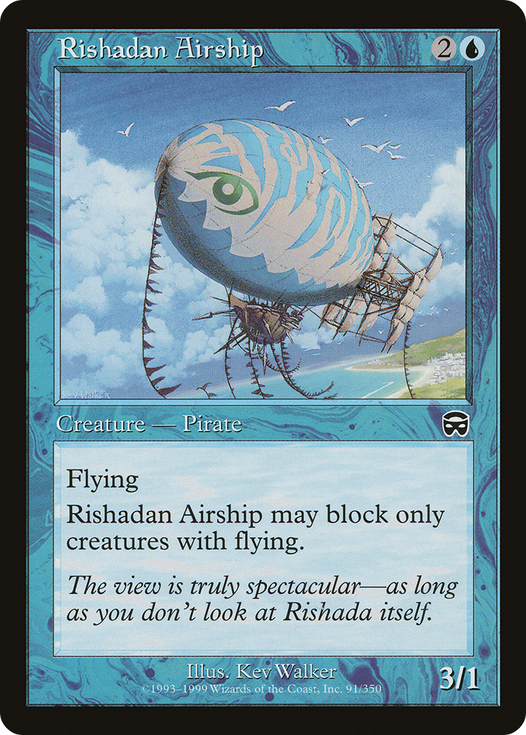 Rishadan Airship (MMQ-091) - Mercadian Masques - Premium MTG Single from Wizards of the Coast - Just $0.08! Shop now at Game Crave Tournament Store