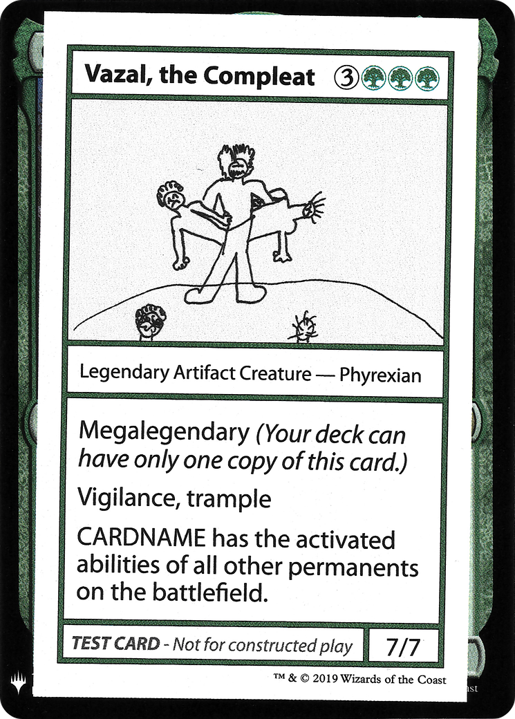 Vazal, the Compleat (CMB1-085) - Mystery Booster Playtest Cards 2019 - Premium MTG Single from Wizards of the Coast - Just $0.24! Shop now at Game Crave Tournament Store