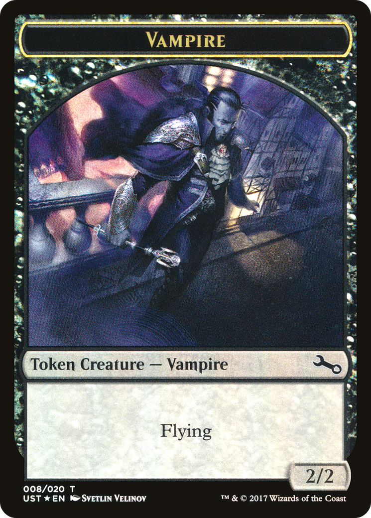 Vampire // Vampire (TUST-008) - Unstable Tokens Foil - Premium MTG Single from Wizards of the Coast - Just $0.43! Shop now at Game Crave Tournament Store
