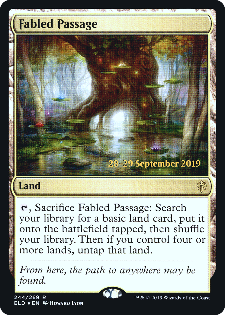 Fabled Passage (PELD-244S) - Throne of Eldraine Promos Foil - Premium MTG Single from Wizards of the Coast - Just $1.37! Shop now at Game Crave Tournament Store