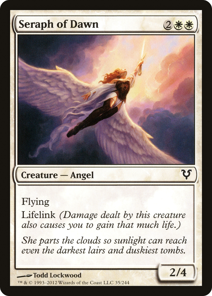 Seraph of Dawn (AVR-035) - Avacyn Restored - Premium MTG Single from Wizards of the Coast - Just $0.08! Shop now at Game Crave Tournament Store