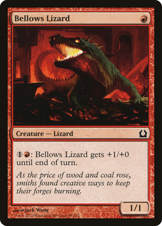 Bellows Lizard (RTR-088) - Return to Ravnica Foil - Premium MTG Single from Wizards of the Coast - Just $0.08! Shop now at Game Crave Tournament Store