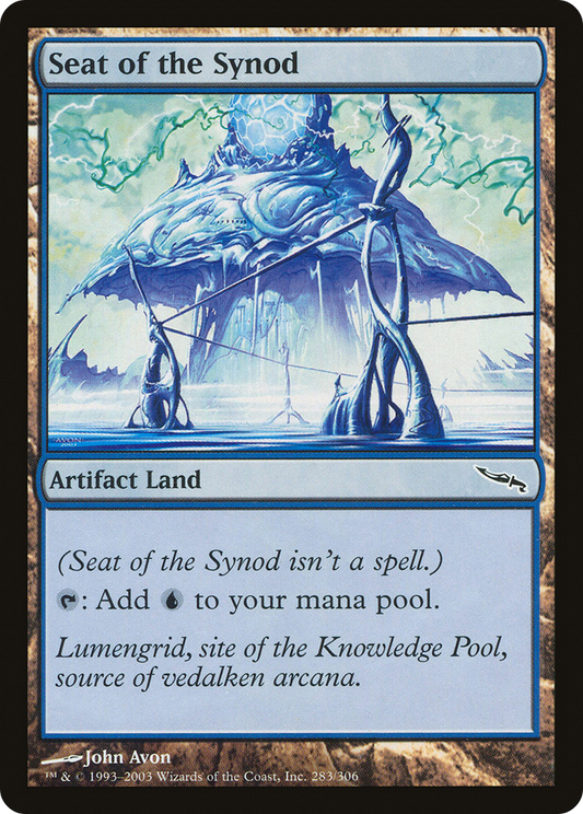 Seat of the Synod (MRD-283) - Mirrodin - Premium MTG Single from Wizards of the Coast - Just $0.27! Shop now at Game Crave Tournament Store