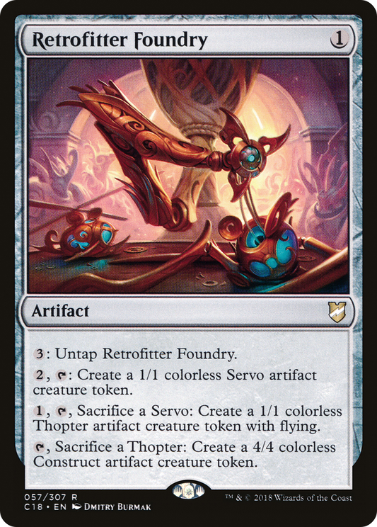 Retrofitter Foundry (C18-057) - Commander 2018 - Premium MTG Single from Wizards of the Coast - Just $1.05! Shop now at Game Crave Tournament Store