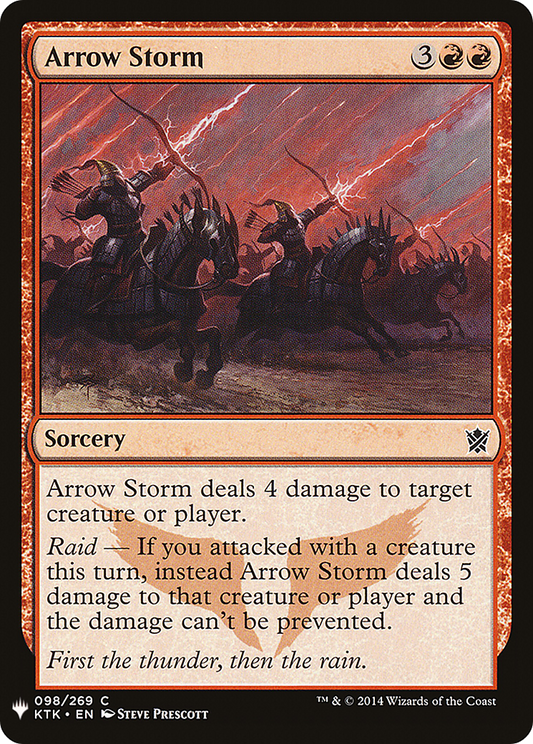 Arrow Storm (MB1-842) - Mystery Booster - Premium MTG Single from Wizards of the Coast - Just $0.25! Shop now at Game Crave Tournament Store
