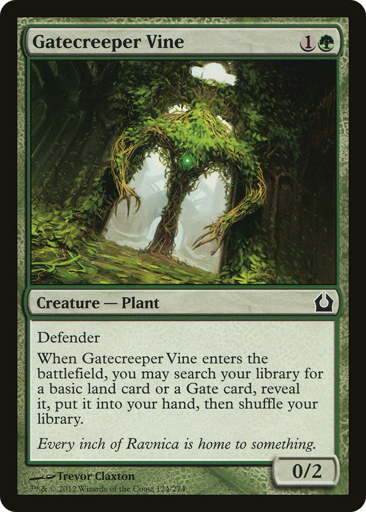 Gatecreeper Vine (RTR-124) - Return to Ravnica Foil - Premium MTG Single from Wizards of the Coast - Just $0.66! Shop now at Game Crave Tournament Store