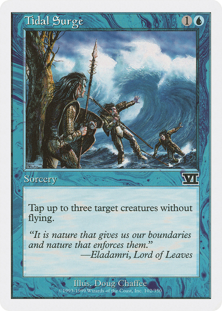 Tidal Surge (6ED-102) - Classic Sixth Edition - Premium MTG Single from Wizards of the Coast - Just $0.08! Shop now at Game Crave Tournament Store
