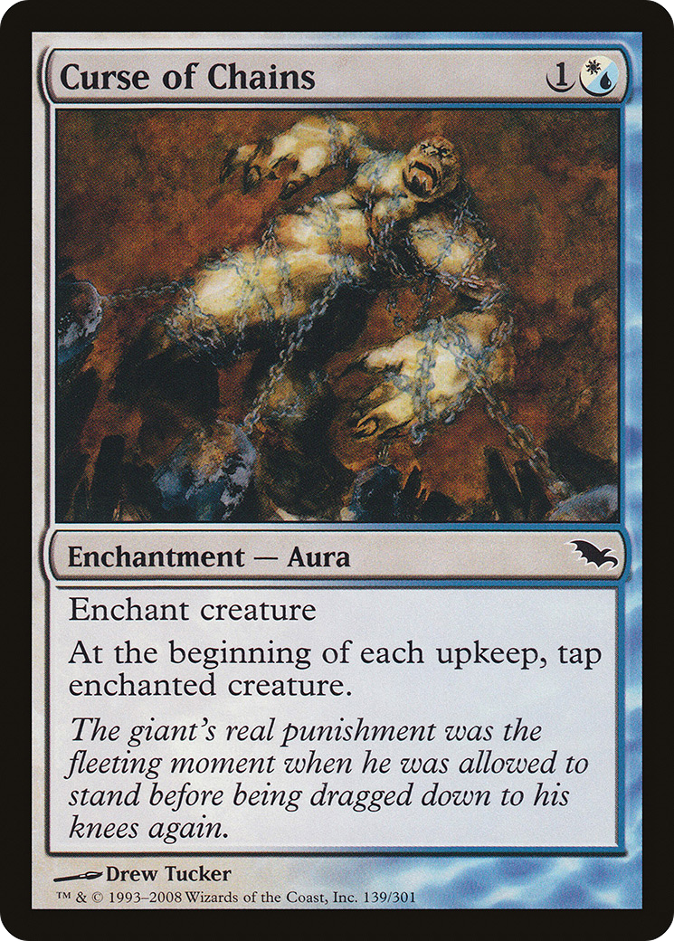 Curse of Chains (SHM-139) - Shadowmoor Foil - Premium MTG Single from Wizards of the Coast - Just $0.96! Shop now at Game Crave Tournament Store