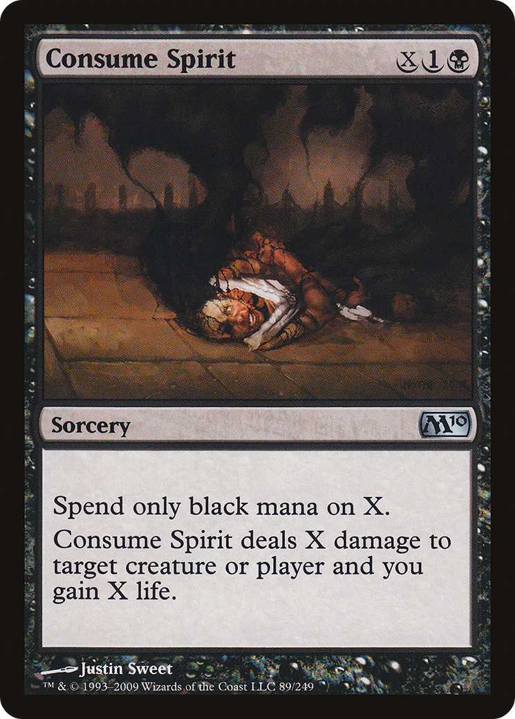 Consume Spirit (M10-089) - Magic 2010 - Premium MTG Single from Wizards of the Coast - Just $0.08! Shop now at Game Crave Tournament Store