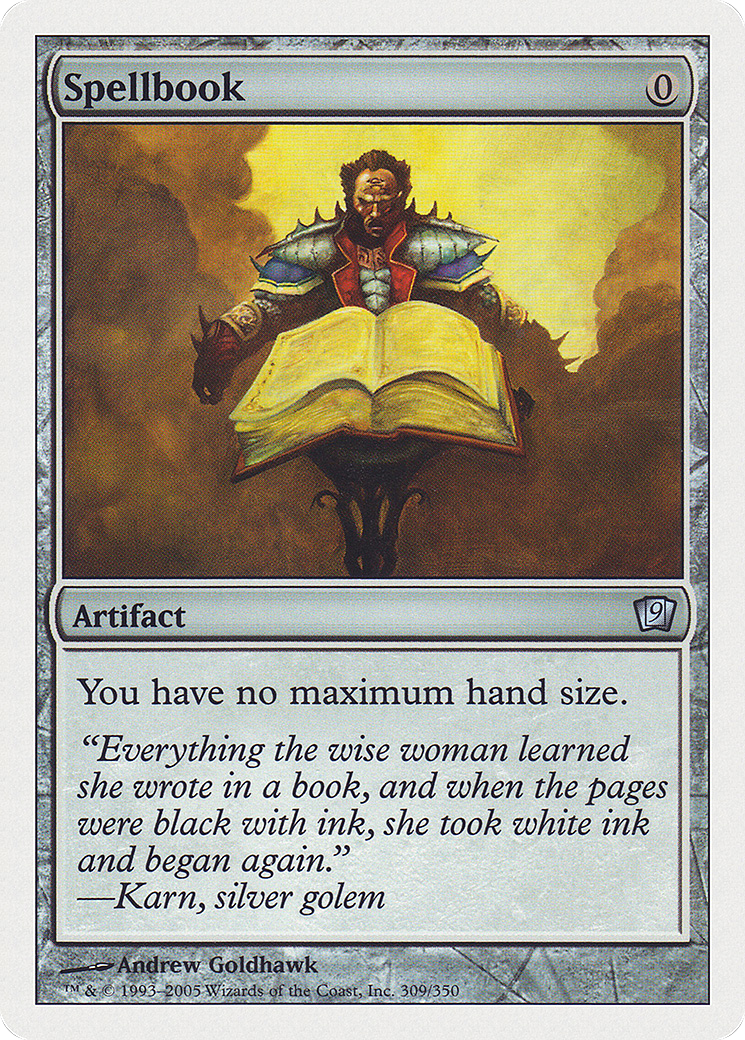 Spellbook (9ED-309) - Ninth Edition - Premium MTG Single from Wizards of the Coast - Just $0.39! Shop now at Game Crave Tournament Store