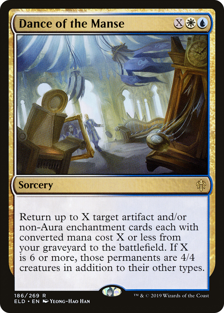 Dance of the Manse (ELD-186) - Throne of Eldraine Foil - Premium MTG Single from Wizards of the Coast - Just $0.13! Shop now at Game Crave Tournament Store