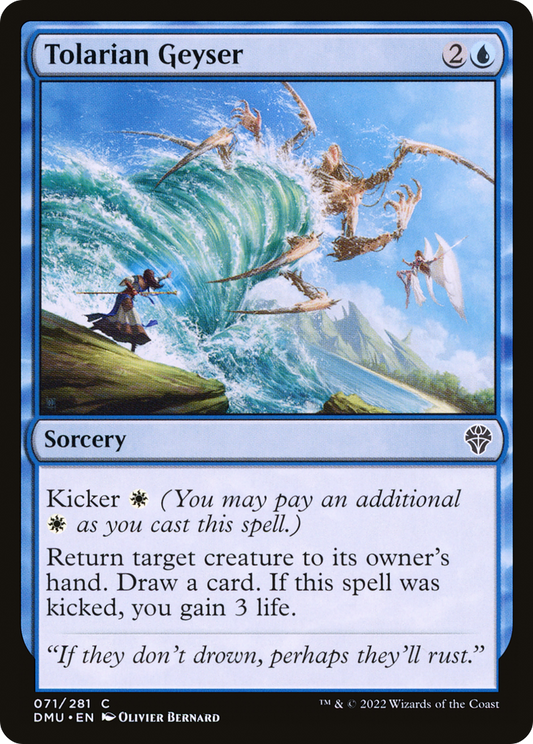 Tolarian Geyser (DMU-071) - Dominaria United - Premium MTG Single from Wizards of the Coast - Just $0.08! Shop now at Game Crave Tournament Store