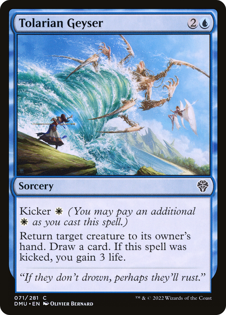 Tolarian Geyser (DMU-071) - Dominaria United Foil - Premium MTG Single from Wizards of the Coast - Just $0.08! Shop now at Game Crave Tournament Store