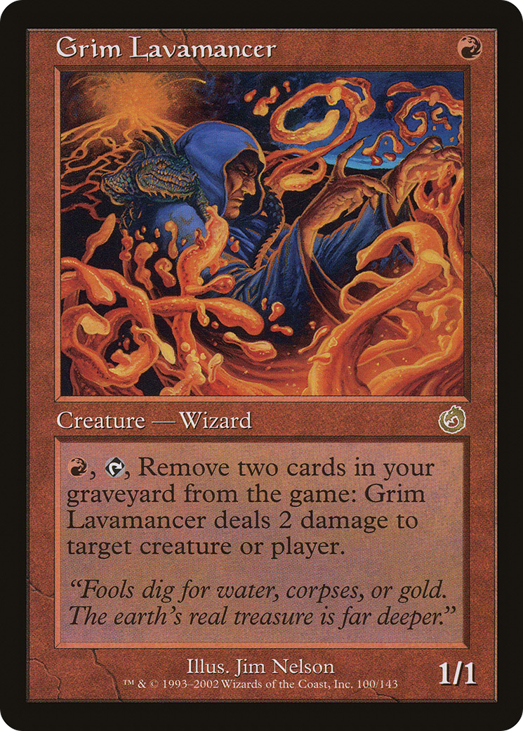 Grim Lavamancer (TOR-100) - Torment - Premium MTG Single from Wizards of the Coast - Just $2.61! Shop now at Game Crave Tournament Store
