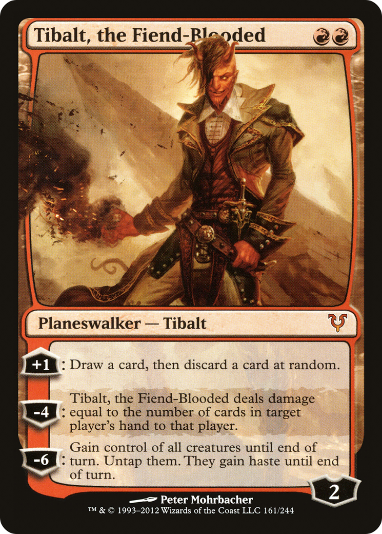 Tibalt, the Fiend-Blooded (AVR-161) - Avacyn Restored Foil - Premium MTG Single from Wizards of the Coast - Just $1.43! Shop now at Game Crave Tournament Store