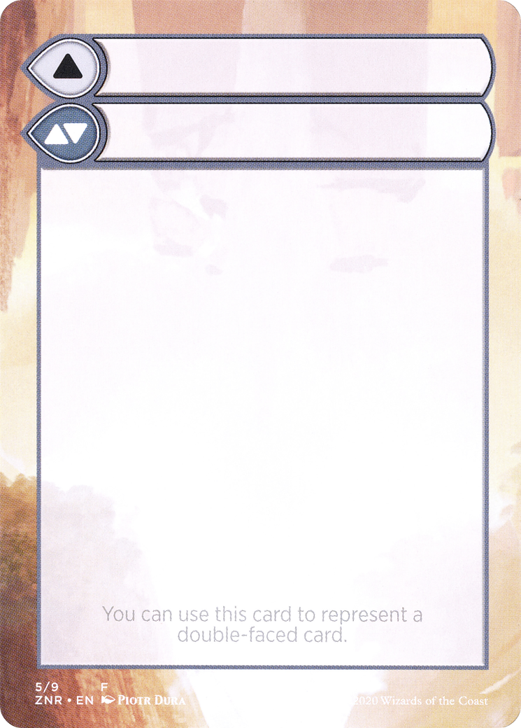 Double-Faced Substitute Card (SZNR-005) - Zendikar Rising Substitute Cards - Premium MTG Single from Wizards of the Coast - Just $0! Shop now at Game Crave Tournament Store