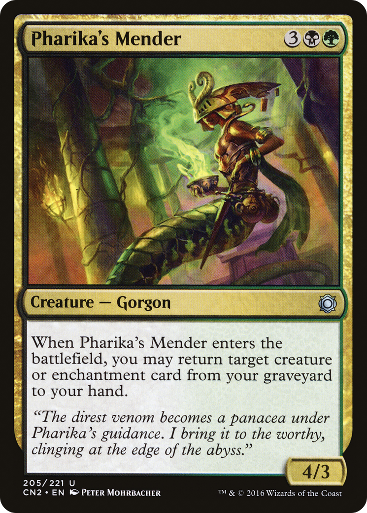 Pharika's Mender (CN2-205) - Conspiracy: Take the Crown Foil - Premium MTG Single from Wizards of the Coast - Just $0.12! Shop now at Game Crave Tournament Store