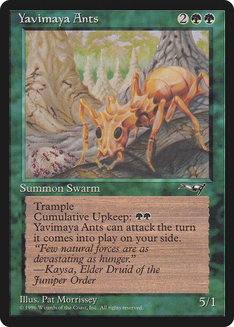 Yavimaya Ants (ALL-105) - Alliances - Premium MTG Single from Wizards of the Coast - Just $0.08! Shop now at Game Crave Tournament Store
