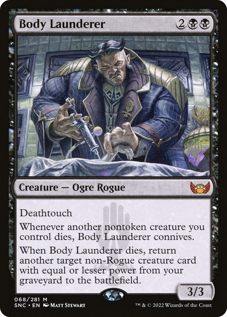 Body Launderer (PSNC-68P) - Streets of New Capenna Promos Foil - Premium MTG Single from Wizards of the Coast - Just $0.22! Shop now at Game Crave Tournament Store