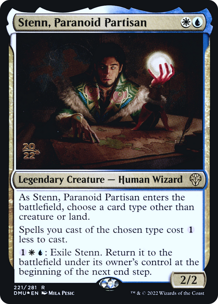 Stenn, Paranoid Partisan (PDMU-221S) - Dominaria United Promos Foil - Premium MTG Single from Wizards of the Coast - Just $0.16! Shop now at Game Crave Tournament Store