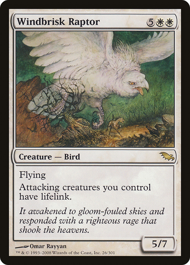 Windbrisk Raptor (SHM-026) - Shadowmoor - Premium MTG Single from Wizards of the Coast - Just $1.46! Shop now at Game Crave Tournament Store