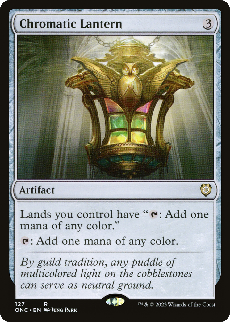 Chromatic Lantern (ONC-127) - Phyrexia: All Will Be One Commander - Premium MTG Single from Wizards of the Coast - Just $0.53! Shop now at Game Crave Tournament Store