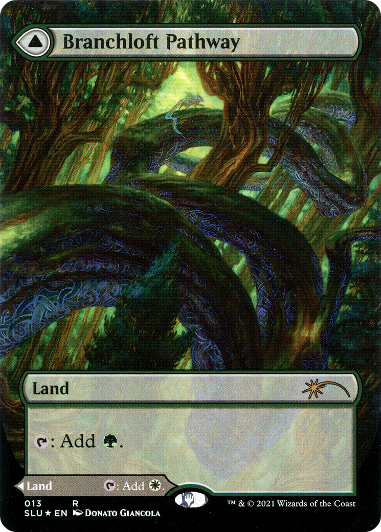 Branchloft Pathway // Boulderloft Pathway (SLU-013) - Secret Lair: Ultimate Edition: (Showcase) (Borderless) Foil - Premium MTG Single from Wizards of the Coast - Just $1.23! Shop now at Game Crave Tournament Store