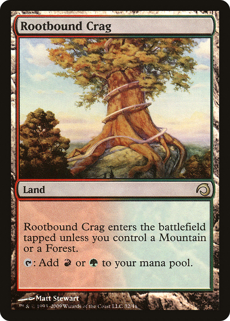 Rootbound Crag (H09-032) - Premium Deck Series: Slivers Foil - Premium MTG Single from Wizards of the Coast - Just $0.53! Shop now at Game Crave Tournament Store