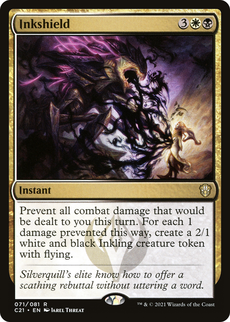 Inkshield (C21-071) - Commander 2021 - Premium MTG Single from Wizards of the Coast - Just $7.70! Shop now at Game Crave Tournament Store