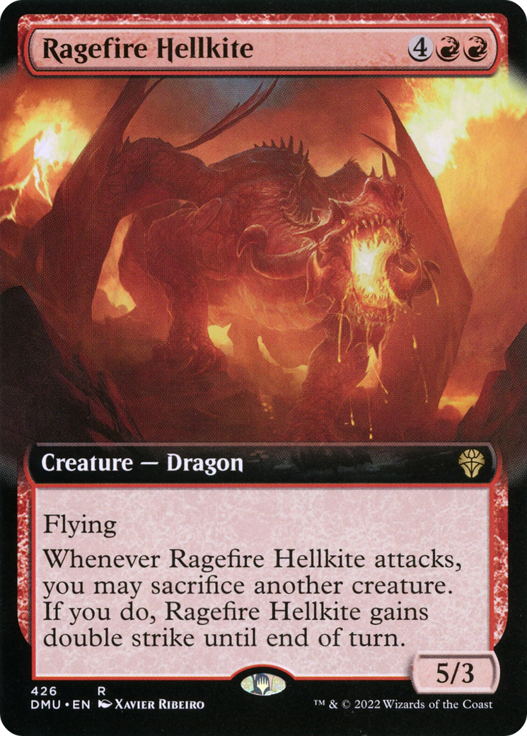 Ragefire Hellkite (DMU-426) - Dominaria United: (Extended Art) - Premium MTG Single from Wizards of the Coast - Just $0.08! Shop now at Game Crave Tournament Store